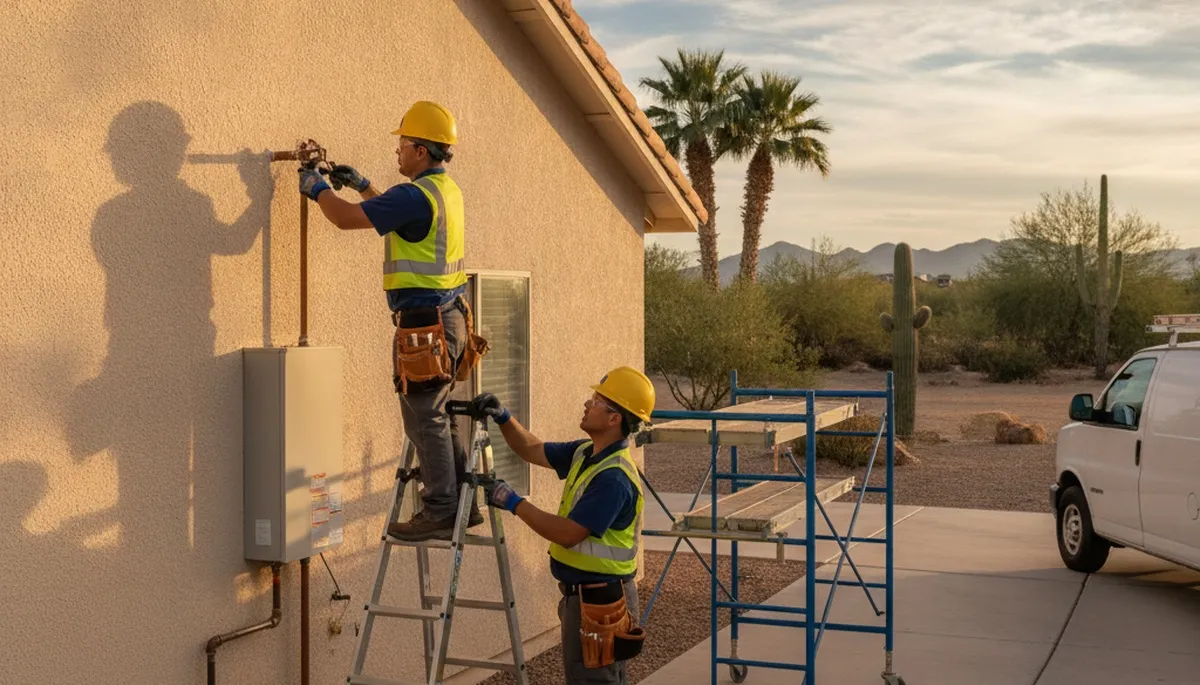 Phoenix, AZ plumbing repair technician serving homes and businesses with expert leak and pipe repair